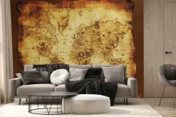 Fototapeta: 宝 の 地 図 / 古 い 地 図