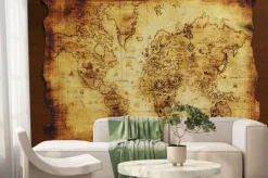 Fototapeta: 宝 の 地 図 / 古 い 地 図