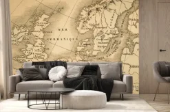 Fototapeta: ア ン テ ィ ー ク の 世界 地 図 ヨ ー ロ ッ パ