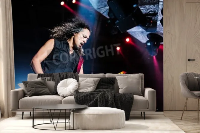 Fototapeta: 24 kwietnia 2010 - moskwa, rosja - amerykański zespół rockowy