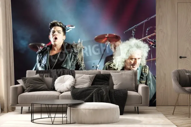 Fototapeta: 03 lipca 2012 - moskwa, rosja - brytyjski zespół rockowy królowa