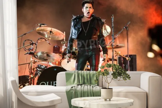 Fototapeta: 03 lipca 2012 - moskwa, rosja - brytyjski zespół rockowy królowa