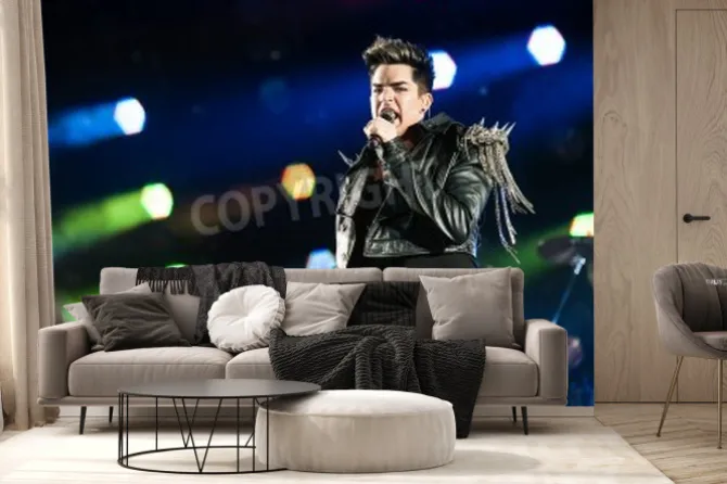 Fototapeta: 03 lipca 2012 - moskwa, rosja - brytyjski zespół rockowy królowa