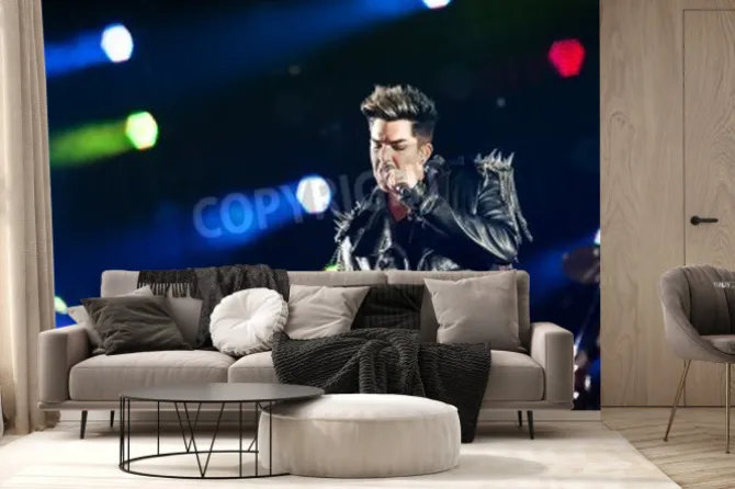 Fototapeta: 03 lipca 2012 - moskwa, rosja - brytyjski zespół rockowy królowa