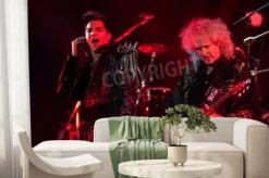 Fototapeta: 03 lipca 2012 - moskwa, rosja - brytyjski zespół rockowy królowa