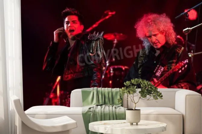 Fototapeta: 03 lipca 2012 - moskwa, rosja - brytyjski zespół rockowy królowa