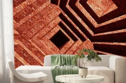 Fototapeta: Abstarct budynek cegła