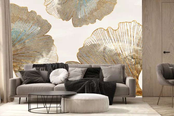 Fototapeta: Abstract artistic background luxury minimalist wallpaper with