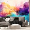 Fototapeta: Abstract colorful watercolor background generative ai