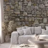 Fototapeta: Abstrakcyjna ściana z kamieni