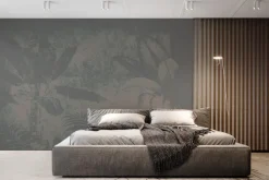 Fototapeta: Abstrakcyjna dżungla w ciemnych kolorach