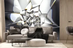 Fototapeta: Abstrakcyjna jasne tło kryształ