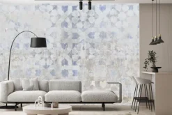 Fototapeta: Abstrakcyjna tekstura płytek w szarości