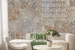 Fototapeta: Abstrakcyjna tekstura w stylu retro z ornamentami