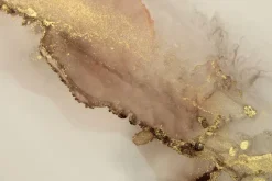 Fototapeta: Abstrakcyjna tekstura marmuru ze złotawymi akcentami