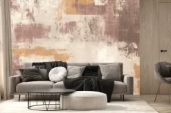 Fototapeta: Abstrakcyjna tekstura w starym złocie i brązie