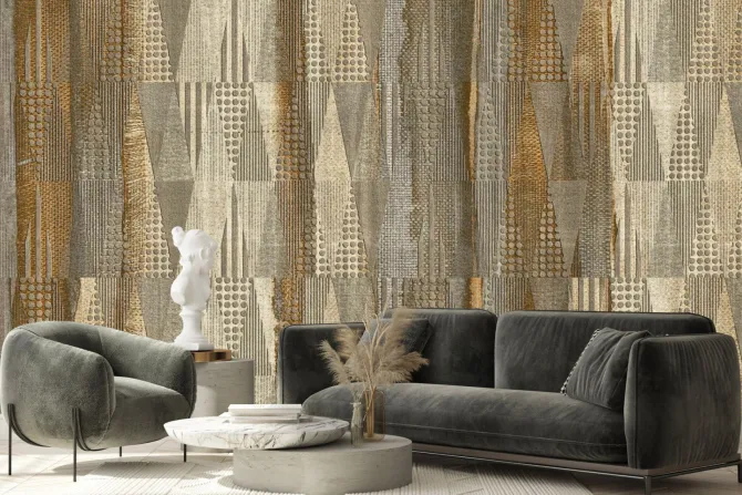 Fototapeta: Abstrakcyjna tekstura w trójkąty