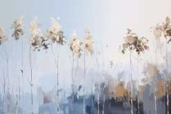 Fototapeta: Abstrakcyjne drzewa naturalny krajobraz w minimalistycznym stylu