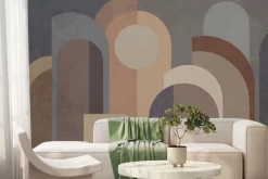 Fototapeta: Abstrakcyjne figury geometryczne w nowoczesnym stylu