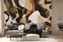 Fototapeta: Abstrakcyjne fale na marmurze