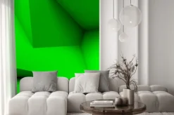 Fototapeta: Abstrakcyjne geometryczne tła z nakładających się kostek