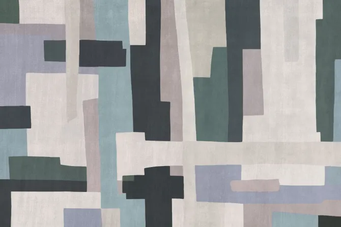 Fototapeta: Abstrakcyjne kształty w stylu retro