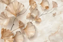 Fototapeta: Abstrakcyjne liście miłorzębu