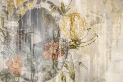 Fototapeta: Abstrakcyjne lustro wśród kwiatów