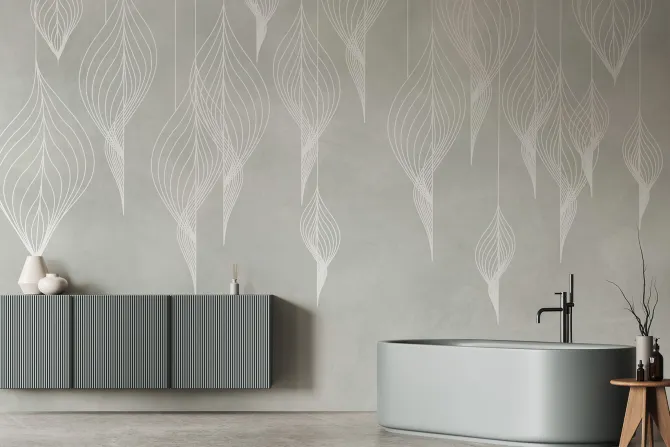 Fototapeta: Abstrakcyjne liście w stylu grunge