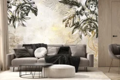 Fototapeta: Abstrakcyjne liście monstery