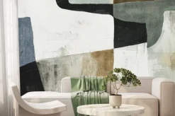 Fototapeta: Abstrakcyjne nowoczesne kształty geometryczne