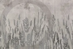 Fototapeta: Abstrakcyjne przedstawienie łąki na ścianie