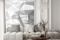 Fototapeta: Abstrakcyjne tło z twarzy wykonane geometryczne kształty