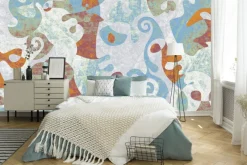 Fototapeta: Abstrakcyjne twarze w stylu bauhaus artystyczna grafika