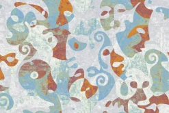 Fototapeta: Abstrakcyjne twarze w stylu bauhaus artystyczna grafika