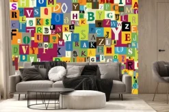 Fototapeta: Abstrakcyjne tło litery