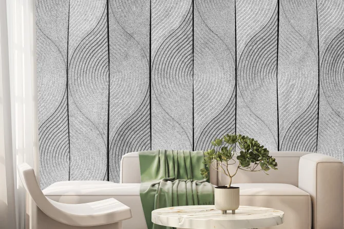 Fototapeta: Abstrakcyjny geometryczny wzór na betonie