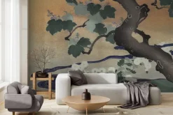 Fototapeta: Abstrakcyjny japoński krajobraz roślinny