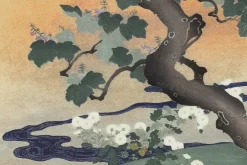 Fototapeta: Abstrakcyjny japoński krajobraz roślinny