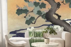 Fototapeta: Abstrakcyjny japoński krajobraz roślinny