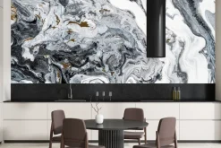 Fototapeta: Abstrakcyjny marmur w szarości