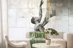 Fototapeta: Abstrakcyjny mural mężczyzny