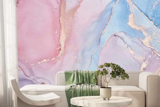 Fototapeta: Abstrakcyjny marmur w pastelowych barwach