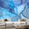 Fototapeta: Abstrakcyjny niebieski marmur deseń
