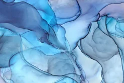 Fototapeta: Abstrakcyjny niebieski marmur deseń