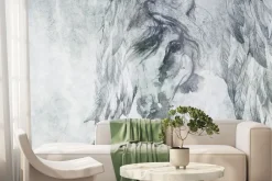 Fototapeta: Abstrakcyjny portret konia na betonowej ścianie