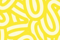 Fototapeta: Abstrakcyjny żółty wzór w nieregularne kreski