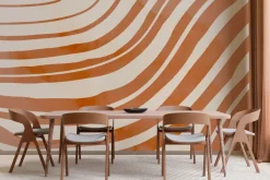 Fototapeta: Abstrakcyjny wzór z liniami w nowoczesnym stylu