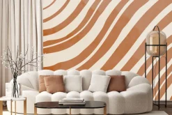 Fototapeta: Abstrakcyjny wzór z liniami w nowoczesnym stylu