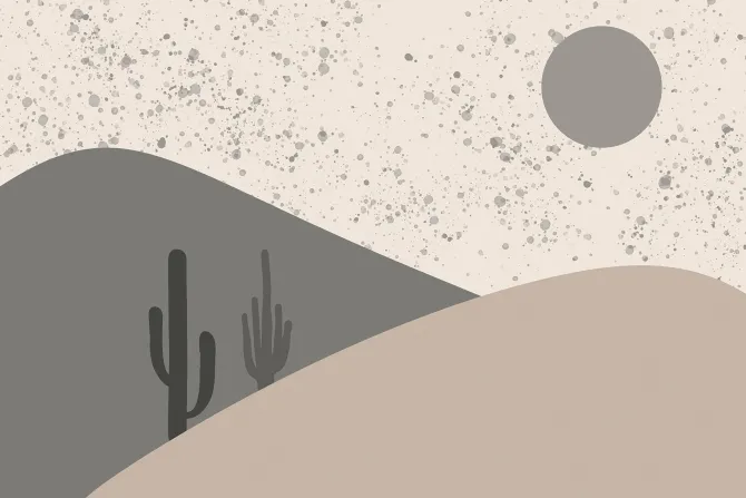 Fototapeta: Abstrakcyjny wzór pustynnych wzgórz